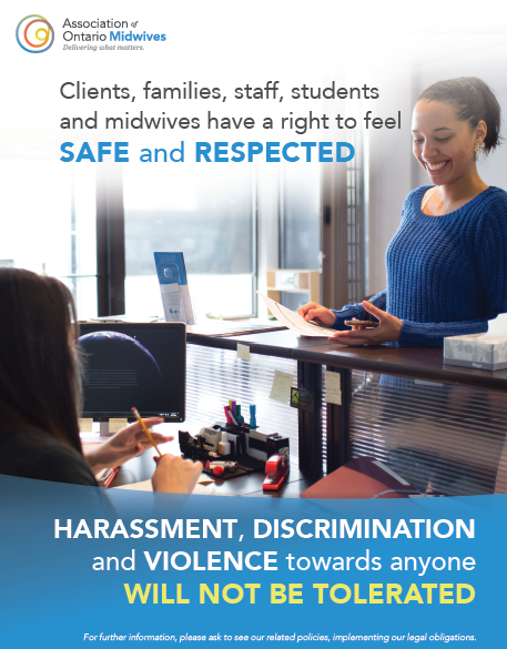 AOM's Anti-Harassment and Discrimination Poster