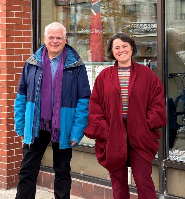 MPP Peter Tabuns and Simone Rosenberg, RM